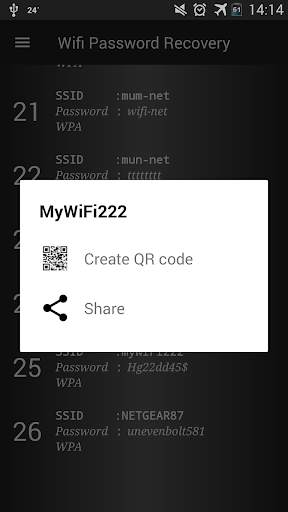 Wifi Password Recovery screenshot 3
