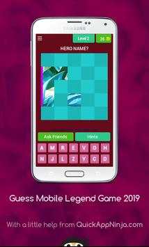 Guess Mobile Legend Game 2019 screenshot 4