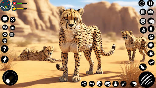 Wild Cheetah Family Simulator screenshot 3
