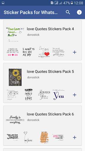 Love Quotes Stickers for WhatsApp screenshot 2