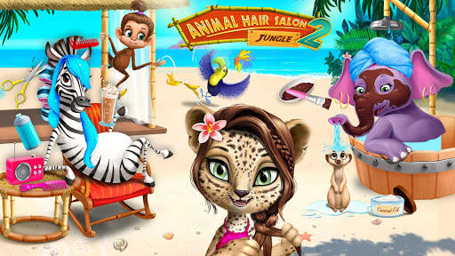 Jungle Animal Hair Salon 2 screenshot 2