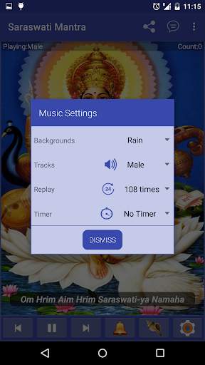 Maa Saraswati Mantra 3 تصوير الشاشة