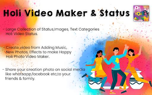 Holi Video Status & Video Maker 2021 screenshot 8