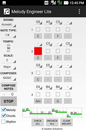 Melody Engineer Lite screenshot 1