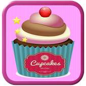 Cupcakes Shop Find Pairs Game logo