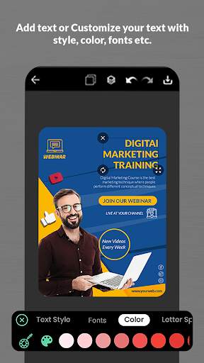 Flyer Maker, Poster Maker screenshot 4
