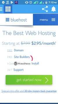 Bluehost screenshot 1