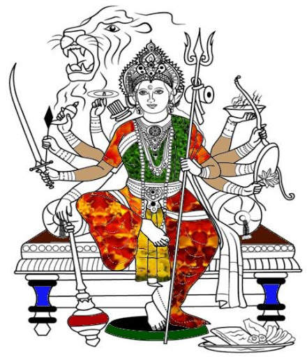 Durga Navaratri Colouring - Greetings screenshot 6