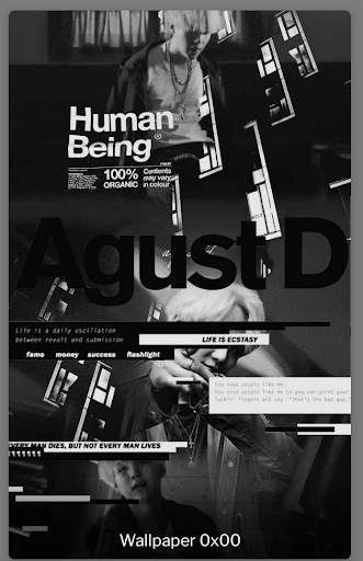 Agust D : New Suga BTS Wallpaper HD screenshot 4