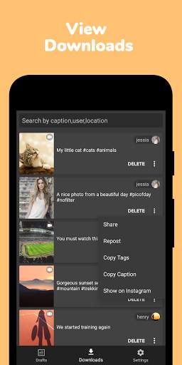 Video Download and Repost for Instagram screenshot 2