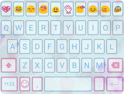 Love Leaf Emoji Keyboard Theme screenshot 5
