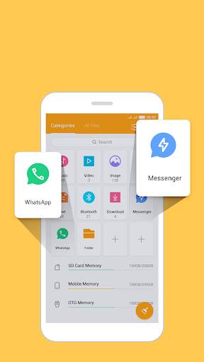 FileManager Pro free up space WhatsApp status save screenshot 3