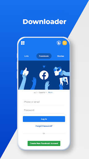 Video Downloader for facebook screenshot 1