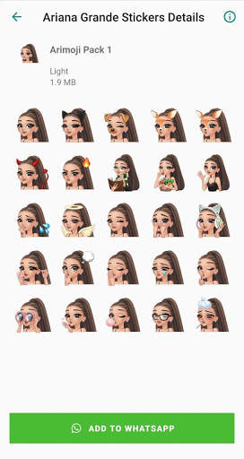 Ariana Grande Stickers App screenshot 6