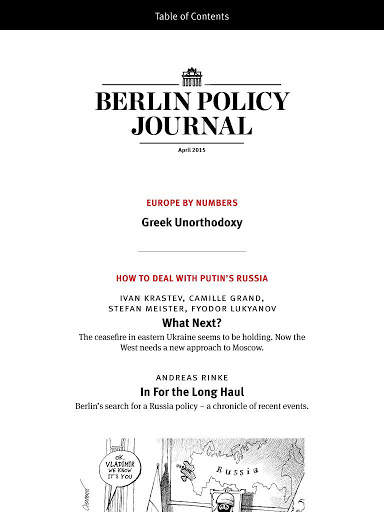 Berlin Policy Journal screenshot 2