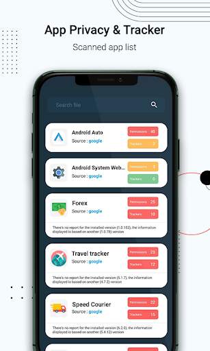 App Permission & Tracker 1 تصوير الشاشة