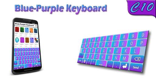 Blue-Purple Keyboard screenshot 4