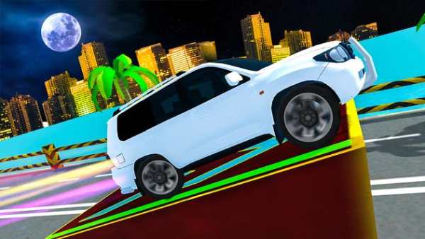 Real Prado Driving Deadly Car Stunts screenshot 5