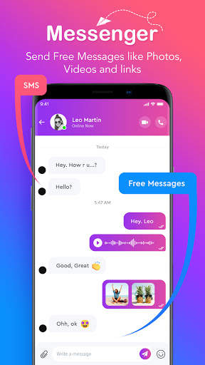 Pro Messenger - Free Text, Voice & Video Chat screenshot 2