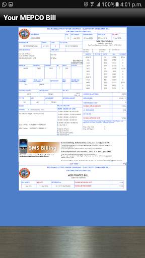 Check LESCO/MEPCO Bill screenshot 8
