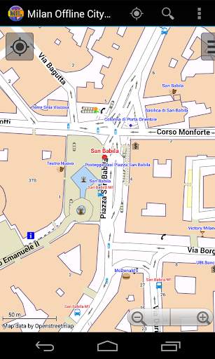 Milan Offline City Map स्क्रीनशॉट 8