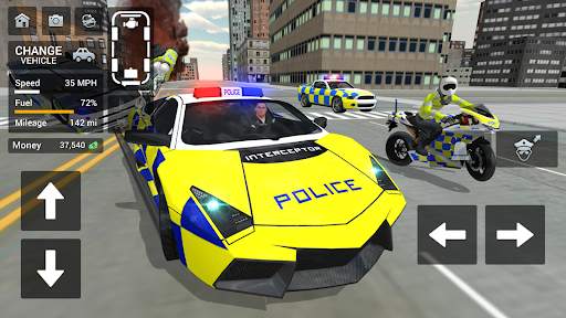 Police Car Driving Motorbike screenshot 15