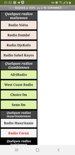 Radios soninkes screenshot 4