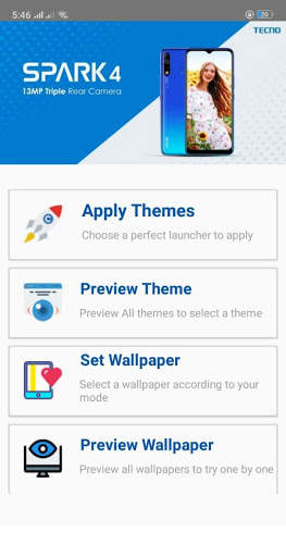 Themes for Tecno Spark 4, Theme pro wallpaper screenshot 1