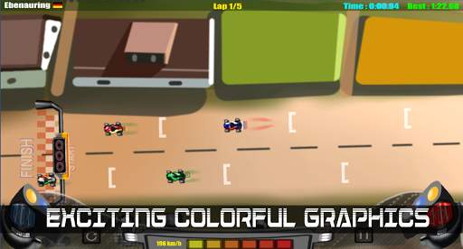 Sprint Racer - 2D Arcade Slot Racing screenshot 4