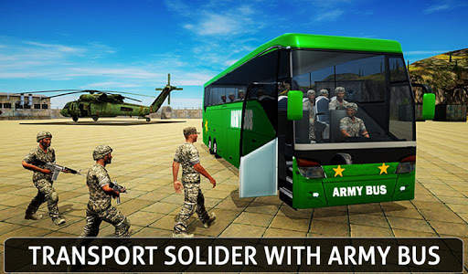 Military Bus Coach Driver: New Driving Simulator screenshot 7