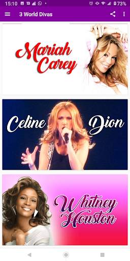3 World Divas | Whitney H - Céline Dion - Mariah C screenshot 2