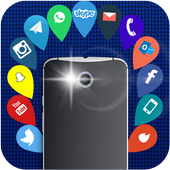 LED Flash Notifier - LED flashlight Alert Free icon
