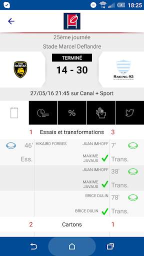 Ligue Nationale de Rugby screenshot 6