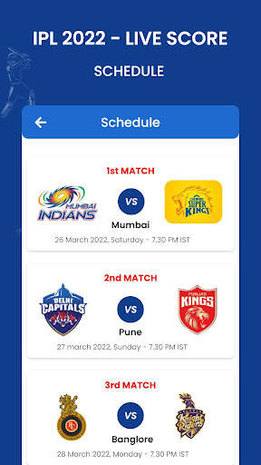 IPL 2022 - Live Cricket Score screenshot 2