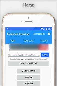 Video Downloader for Facebook screenshot 1