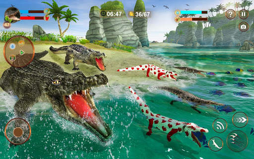 Crocodile Simulator Attack Game 3D screenshot 5