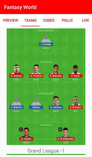 D11 Fantasy World - Fantasy News , Teams , Codes. screenshot 3