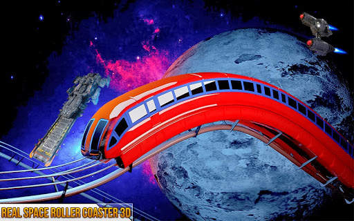 Train express roller coaster train drive screenshot 5