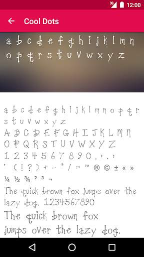 Love Fonts for FlipFont screenshot 3