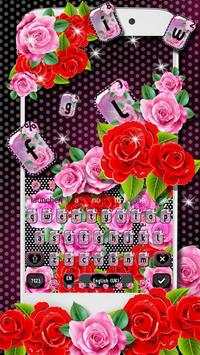 Red Roses Keyboard Theme screenshot 1