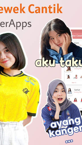 Stiker WA Cewek Cantik Seksi screenshot 5