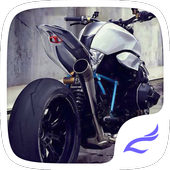 Fast motorcycle icon