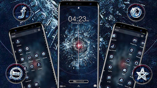 Laser Eye Tech Launcher Theme screenshot 4
