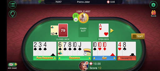 Rummy Slots -Teen patti With Online Real Card Game screenshot 1