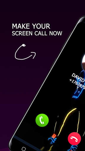 Light Color Call Screen Theme - caller screen screenshot 1