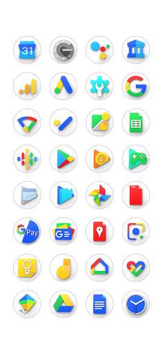 Icon Pack - Qolor 4 تصوير الشاشة