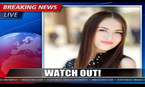 Breaking news photo frames Media Photo Editor 2018 screenshot 3