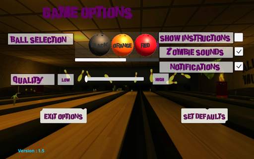 10 Zombie Bowling screenshot 4