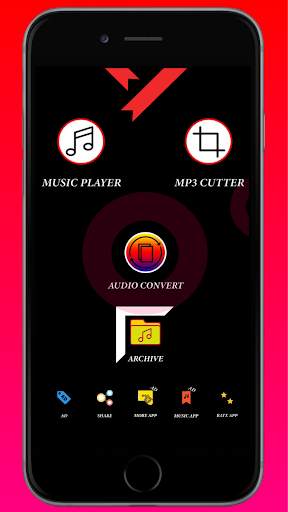 Audio MP3 Cutter Mix Converter - Mp3 Music Player screenshot 2