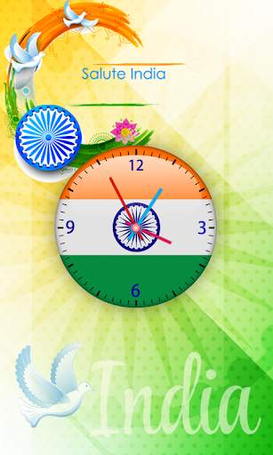 India Clock Live Wallpaper скриншот 4